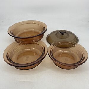 Vision Corning Ware Cookware Glass Baking Set Round